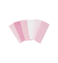 Mothercare Pink or Blue Muslins 6pk